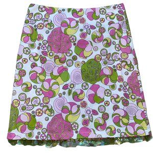 Chiquita Children's Sportswear Green/Pink Resortwear Skirt Sz 14